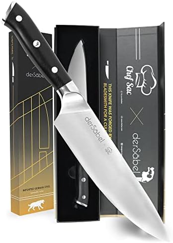 סכין שף בגודל 8 אינץ '| סכין שף מקצועי | סכין שפים | סכין שף מטבח | סכיני שף | סכין מטבח חד | סכין שף